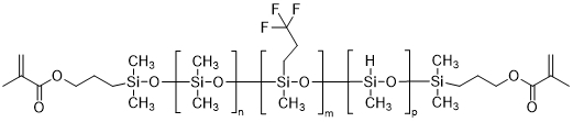 Propyl-terminated dimethylsiloxane-trifluoropropyl (methyl)siloxane-methylsiloxa